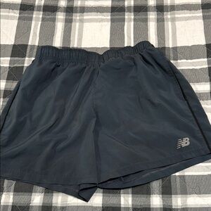 New Balance Men's Dark Blue Running Shorts M; 5-inch inseam